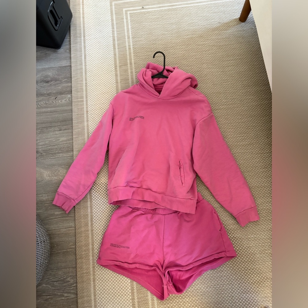 PANGAIA hoodie + 305 shorts